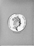 Niue 10 Dollars (Young Woman Blowing a Popen) ELIZABETH II 2015 NIUE ISLAND 10 DOLLARS coin obverse
