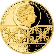 Niue 100 Dollars Charles IV & John of Bohemia 2016 CM Proof ELIZABETH II NIUE ISLAND 100 DOLLARS 2016 AU 999.9 CM 62.2 G coin obverse Niue 100 Dollars Charles IV & John of Bohemia 2016 CM Proof ELIZABETH II NIUE ISLAND 100 DOLLARS 2016 AU 999.9 CM 62.2 G coin obverse