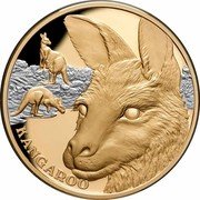 Niue 100 Dollars Wildlife Up Close - Kangaroo 2021 KANGAROO coin reverse Niue 100 Dollars Wildlife Up Close - Kangaroo 2021 KANGAROO coin reverse