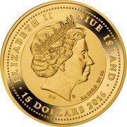 Niue 15 Dollars Fryderyk Chopin 2016 mw Proof ELIZABETH II NIUE ISLAND IRB AU 999.9 1/4 OZ 15 DOLLARS 2016 coin obverse Niue 15 Dollars Fryderyk Chopin 2016 mw Proof ELIZABETH II NIUE ISLAND IRB AU 999.9 1/4 OZ 15 DOLLARS 2016 coin obverse