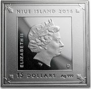 Niue 15 Dollars (Temple of Art) NIUE ISLAND 2016 ELIZABETH II IRB 15 DOLLARS AG 999 coin obverse Niue 15 Dollars (Temple of Art) NIUE ISLAND 2016 ELIZABETH II IRB 15 DOLLARS AG 999 coin obverse