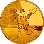 Niue 2 Dollars 50 Cents (Brave Little Tailor) 0.5 GRAM 9999 GOLD © DISNEY - BRAVE LITTLE TAILOR, 1938 coin reverse Niue 2 Dollars 50 Cents (Brave Little Tailor) 0.5 GRAM 9999 GOLD © DISNEY - BRAVE LITTLE TAILOR, 1938 coin reverse