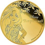 Niue 25 Dollars (Rapunzel) DISNEY RAPUNZEL ©DISNEY 1/4 OZ 9999 FINE GOLD coin reverse Niue 25 Dollars (Rapunzel) DISNEY RAPUNZEL ©DISNEY 1/4 OZ 9999 FINE GOLD coin reverse