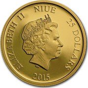 Niue 25 Dollars (Snow White) ELIZABETH II NIUE 25 DOLLARS IRB 2015 coin obverse