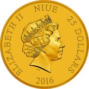 Niue 25 Dollars (The Band Concert) ELIZABETH II NIUE 25 DOLLARS IRB 2016 coin obverse Niue 25 Dollars (The Band Concert) ELIZABETH II NIUE 25 DOLLARS IRB 2016 coin obverse
