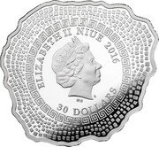 Niue 30 Dollars Vesuvio 2016  Proof ELIZABETH II NIUE 2016 IRB 30 DOLLARS coin obverse Niue 30 Dollars Vesuvio 2016  Proof ELIZABETH II NIUE 2016 IRB 30 DOLLARS coin obverse