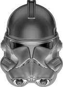 Niue Five Dollars Clone Trooper Helmet 2021  Proof  coin reverse Niue Five Dollars Clone Trooper Helmet 2021  Proof  coin reverse