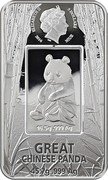 Niue 5 Dollars Great Chinese Panda 2016  Prooflike ELIZABETH II 5 DOLLARS IRB 2016 NIUE 16.5G .999 AG GREAT CHINESE PANDA 45.7G .999 AG coin obverse Niue 5 Dollars Great Chinese Panda 2016  Prooflike ELIZABETH II 5 DOLLARS IRB 2016 NIUE 16.5G .999 AG GREAT CHINESE PANDA 45.7G .999 AG coin obverse