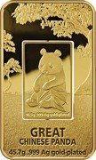 Niue 5 Dollars Great Chinese Panda 2016  Prooflike FOUR 4 VERSO 16.5G .999 AG GOLD-PLATED GREAT CHINESE PANDA 45.7G .999 AG GOLD-PLATED coin reverse Niue 5 Dollars Great Chinese Panda 2016  Prooflike FOUR 4 VERSO 16.5G .999 AG GOLD-PLATED GREAT CHINESE PANDA 45.7G .999 AG GOLD-PLATED coin reverse
