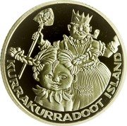 Niue 5 Dollars (Kurrakurradoot Island) ©INGRID VANG- NYMAN KURRAKURRADOOT ISLAND coin reverse