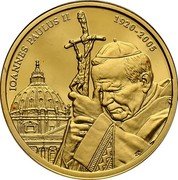 Niue 50 Dollars (John Paul II) IOANNES PAULUS II 1920-2005 coin reverse Niue 50 Dollars (John Paul II) IOANNES PAULUS II 1920-2005 coin reverse