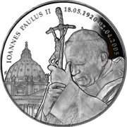 Niue 700 Dollars John Paul II 2015 mw Proof IOANNES PAULUS II 18.05.1920-02.04.2005 coin reverse Niue 700 Dollars John Paul II 2015 mw Proof IOANNES PAULUS II 18.05.1920-02.04.2005 coin reverse