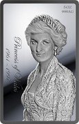 Niue Ten Dollars (Lady Diana) 5OZ 999AG PRINCESS OF WALES 1961-1997 coin reverse Niue Ten Dollars (Lady Diana) 5OZ 999AG PRINCESS OF WALES 1961-1997 coin reverse