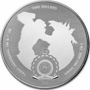 Niue Two Dollars Kong - Elizabeth II 2021  BU KONG coin reverse Niue Two Dollars Kong - Elizabeth II 2021  BU KONG coin reverse