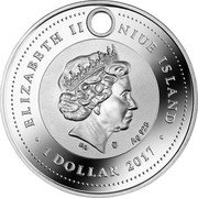 Niue 1 Dollar (All the Best) ELIZABETH II NIUE ISLAND IRB AG 925 1 DOLLAR 2017 coin obverse Niue 1 Dollar (All the Best) ELIZABETH II NIUE ISLAND IRB AG 925 1 DOLLAR 2017 coin obverse