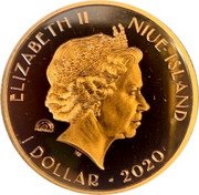 Niue 1 Dollar (Battle of the Scheldt) ELIZABETH II NIUE ISLAND IRB FAIRMINED 1 DOLLAR 2020 coin obverse