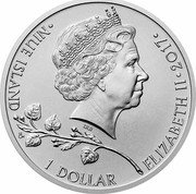 Niue 1 Dollar (Czech Lion) NIUE ISLAND 1 DOLLAR ELIZABETH II 2017 IRB coin obverse Niue 1 Dollar (Czech Lion) NIUE ISLAND 1 DOLLAR ELIZABETH II 2017 IRB coin obverse