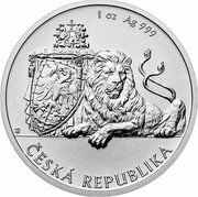 Niue 1 Dollar (Czech Lion) 1 OZ AG 999 ČESKÁ REPUBLIKA coin reverse Niue 1 Dollar (Czech Lion) 1 OZ AG 999 ČESKÁ REPUBLIKA coin reverse
