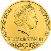 Niue 10 Dollars (ElizabethCzech Lion) IRB NIUE ISLAND ELIZABETH II 10 DOLLARS 2020 CM coin obverse