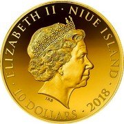 Niue 10 Dollars (Habemus Papam) ELIZABETH II NIUE ISLAND IRB 10 DOLLARS 2018 coin obverse