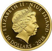 Niue 10 Dollars (Jozef Pilsudski) ELIZABETH II NIUE ISLAND IRB 10 DOLLARS 2018 coin obverse