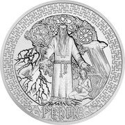 Niue 10 Dollars (Perun) MH PERUN coin reverse