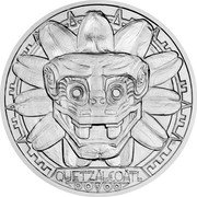 Niue 10 Dollars Quetzalcoatl 2020 CM QUETZALCOATL coin reverse