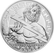 Niue 10 Dollars (Zeus) ZEUS coin reverse