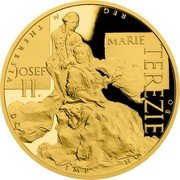 Niue 100 Dollars Joseph II & Maria Theresa 2017 CM Proof M THERESIA D G R IMP HU BO REG JOSEF II. MARIE TEREZIE coin reverse Niue 100 Dollars Joseph II & Maria Theresa 2017 CM Proof M THERESIA D G R IMP HU BO REG JOSEF II. MARIE TEREZIE coin reverse