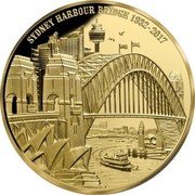 Niue 100 Dollars (Sydney Harbour Bridge Anniversary) SYDNEY HARBOUR BRIDGE 1932-2017 coin reverse Niue 100 Dollars (Sydney Harbour Bridge Anniversary) SYDNEY HARBOUR BRIDGE 1932-2017 coin reverse