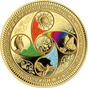 Niue 100 Dollars The World of Your Soul 2017  Proof ŚWIAT TWOJEJ DUSZY THE WORLD OF YOUR SOUL МИР ТВОЕЙ ДУШИ coin reverse Niue 100 Dollars The World of Your Soul 2017  Proof ŚWIAT TWOJEJ DUSZY THE WORLD OF YOUR SOUL МИР ТВОЕЙ ДУШИ coin reverse
