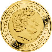 Niue 15 Dollars (Polish Independence) ELIZABETH II NIUE ISLAND IRB AU 999,9 1/4 OZ 15 DOLLARS 2018 coin obverse Niue 15 Dollars (Polish Independence) ELIZABETH II NIUE ISLAND IRB AU 999,9 1/4 OZ 15 DOLLARS 2018 coin obverse
