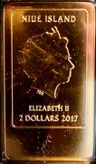 Niue 2 Dollars (A Farmer's Funeral) NIUE ISLAND IRB ELIZABETH II 2 DOLLARS 2017 coin obverse Niue 2 Dollars (A Farmer's Funeral) NIUE ISLAND IRB ELIZABETH II 2 DOLLARS 2017 coin obverse
