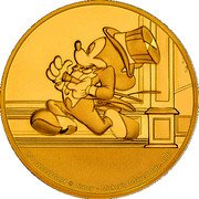 Niue 25 Dollars (Mickey's Delayed Date) 1/4 OZ 9999 GOLD © DISNEY - MICKEY'S DELAYED DATE, 1947 coin reverse Niue 25 Dollars (Mickey's Delayed Date) 1/4 OZ 9999 GOLD © DISNEY - MICKEY'S DELAYED DATE, 1947 coin reverse