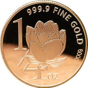 Niue 25 Dollars The Elizabeth II 2021 1/4 OZ 999.9 FINE GOLD 100009 coin reverse Niue 25 Dollars The Elizabeth II 2021 1/4 OZ 999.9 FINE GOLD 100009 coin reverse