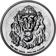 Niue 250 Dollars Elizabeth II Roaring Lion 2022 Proof. ALL YOUR WORDS ARE TRUE on reverse תא ONE TROY OUNCE .9995 FINE PLATINUM coin reverse Niue 250 Dollars Elizabeth II Roaring Lion 2022 Proof. ALL YOUR WORDS ARE TRUE on reverse תא ONE TROY OUNCE .9995 FINE PLATINUM coin reverse