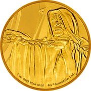 Niue 250 Dollars (Emperor Palpatine) 1 OZ 9999 FINE GOLD © & TM LUCASFILM coin reverse