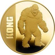 Niue 250 Dollars (Kong) KONG coin reverse Niue 250 Dollars (Kong) KONG coin reverse
