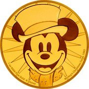 Niue 250 Dollars (Mickey's Christmas Carol) 1 OZ 9999 FINE GOLD © DISNEY MICKEY'S CHRISTMAS CAROL, 1983 coin reverse Niue 250 Dollars (Mickey's Christmas Carol) 1 OZ 9999 FINE GOLD © DISNEY MICKEY'S CHRISTMAS CAROL, 1983 coin reverse