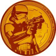Niue 250 Dollars (Stormtrooper) 1 OZ 9999 FINE GOLD © & TM LUCASFILM coin reverse Niue 250 Dollars (Stormtrooper) 1 OZ 9999 FINE GOLD © & TM LUCASFILM coin reverse