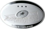 Niue 4 Dollars Saracens 2021  SARACENS STONEX Ⓒ STADIUM coin reverse