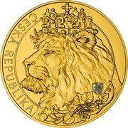 Niue 40 000 Dollars (Elizabeth II Czech Lion) ČESKÁ REPUBLIKA coin reverse Niue 40 000 Dollars (Elizabeth II Czech Lion) ČESKÁ REPUBLIKA coin reverse