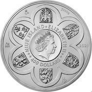 Niue 400 Dollars King Charles IV. Emperor and Diplomat 2021 ♛Cm NIUE ISLAND ELIZABETH II 400 DOLLARS AG 999 5000G 2021 CM IRB coin obverse Niue 400 Dollars King Charles IV. Emperor and Diplomat 2021 ♛Cm NIUE ISLAND ELIZABETH II 400 DOLLARS AG 999 5000G 2021 CM IRB coin obverse