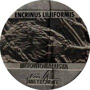Niue Five Cents Encrinus Liliiformis 2021  UNC ENCRINUS LILIIFORMIS MUONIONALUSTA .999 METEORITE coin reverse