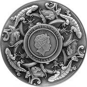 Niue 5 Dollars (Hector of Troy) NIUE ISLAND 2020 ELIZABETH II IRB 5 DOLLARS coin obverse Niue 5 Dollars (Hector of Troy) NIUE ISLAND 2020 ELIZABETH II IRB 5 DOLLARS coin obverse