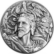 Niue 5 Dollars (Hector of Troy) HECTOR OF TROY coin reverse Niue 5 Dollars (Hector of Troy) HECTOR OF TROY coin reverse