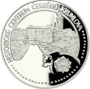Niue 50 Dollars Historic Centre of Czech Krumlov 2017 CM Proof HISTORICKÉ CENTRUM ČESKÉHO KRUMLOVA coin reverse Niue 50 Dollars Historic Centre of Czech Krumlov 2017 CM Proof HISTORICKÉ CENTRUM ČESKÉHO KRUMLOVA coin reverse