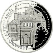 Niue 50 Dollars Lednice-Valtice Cultural Landscape 2017 CM Proof LEDNICKO-VALTICKÝ AREÁL coin reverse Niue 50 Dollars Lednice-Valtice Cultural Landscape 2017 CM Proof LEDNICKO-VALTICKÝ AREÁL coin reverse