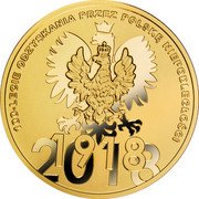 Niue 50 Dollars Polish Independence 2018 mw 100-LECIE ODZYSKANIA PRZEZ POLSKĘ NIEPODLEGŁOŚCI 1918 2018 coin reverse