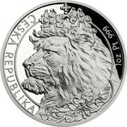 Niue 50 Dollars (Queen Elizabeth II - Czech Lion) ČESKÁ REPUBLIKA 1 OZ PT 999 coin reverse Niue 50 Dollars (Queen Elizabeth II - Czech Lion) ČESKÁ REPUBLIKA 1 OZ PT 999 coin reverse